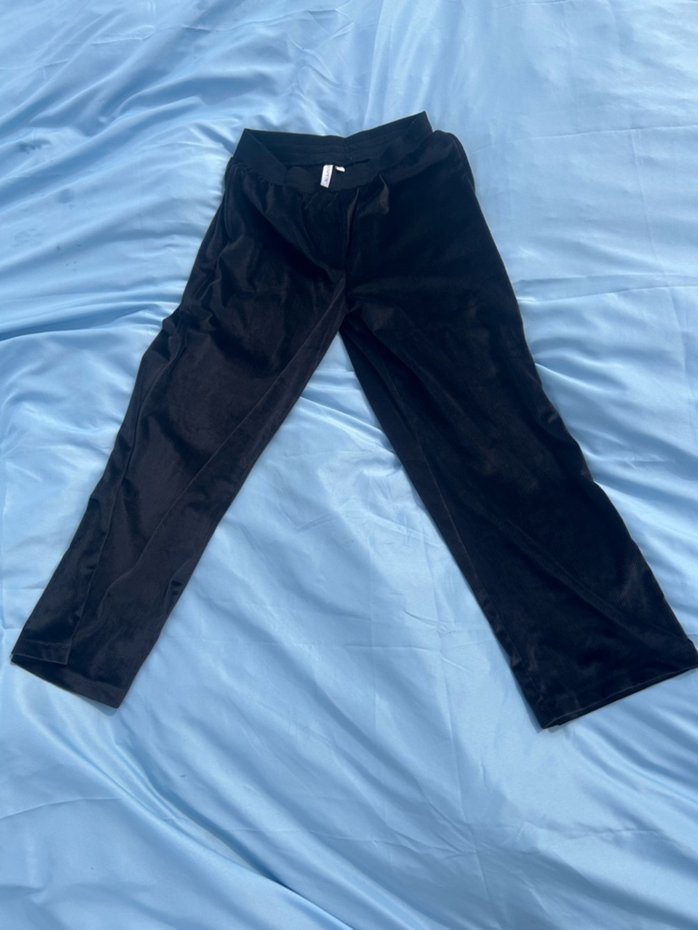 Joyspun Black Corduroy Pull-On Pants